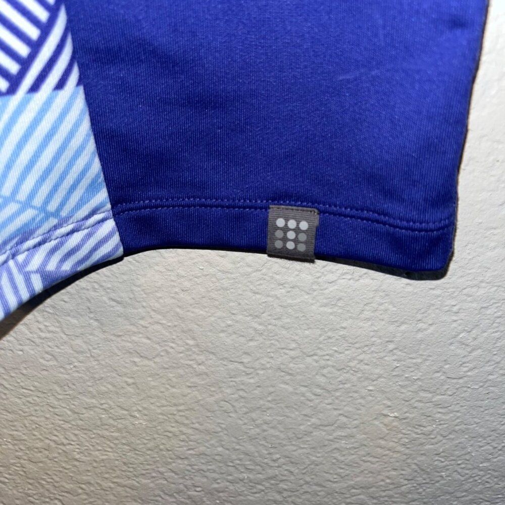 Title Nine Womens Gidget 2.0‎ Dress Sz S Blue Geometric Hiking Athleisure Travel - Picture 4 of 9